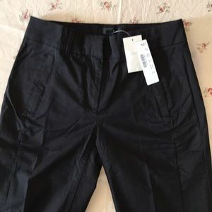 J CREW Maddie Chino Pant in Black size: 000 NWT